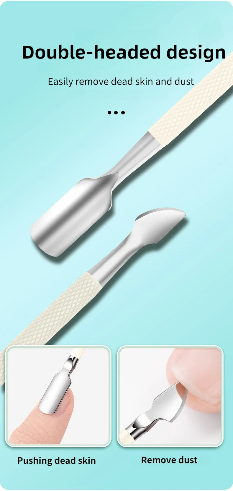 Stainless Steel Toenail Clipper Set – Ingrown & Thick Toenail Nipper Manicure Pedicure Kit