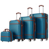 Hardshell 4-Piece Luggage Set 20, 24, 28 Inch (51, 61, 71 cm) Spinner Suitcases with Cosmetic Case and TSA Lock Lightweight