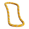 Portable Silent Weighted Hula Hoop 190cm (75in) Foldable Spring Waist Trainer for Core Strength and Waist Slimming