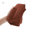 Women's Large Solid Polyester Hijab Scarf 80 x 190 cm (31.5 x 74.8 in) Long Muslim Headscarf Wrap Shawl Turban
