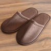 10-Pair Plush Disposable Slippers for Travel & Hotel – Unisex Size 28cm (EU 38–43) Non-Slip Soft Slides