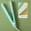Mini Ceramic Tourmaline Hair Curler & Crimper – 15mm (0.6in) Portable Flat Iron for All Hair Lengths