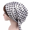 Satin Night Cap with Bow – Long-Tail Hair Bonnet & Chemo Headscarf Wrap for Women