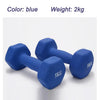 2kg (4.4 lb) Dumbbells for Women - Fitness Hand Weights for Strength Training & Toning