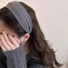 Vintage Leopard Print Soft Cotton Headband Elastic Fashion Hairband for Women & Girls