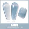 Red Semi-Permanent UV Gel Nail Polish 15ml (0.5 fl oz) Top & Base Hybrid