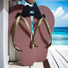 Women's Summer Flip Flops - Outdoor Beach Travel Slippers, Fashion Flat PVC Sandals