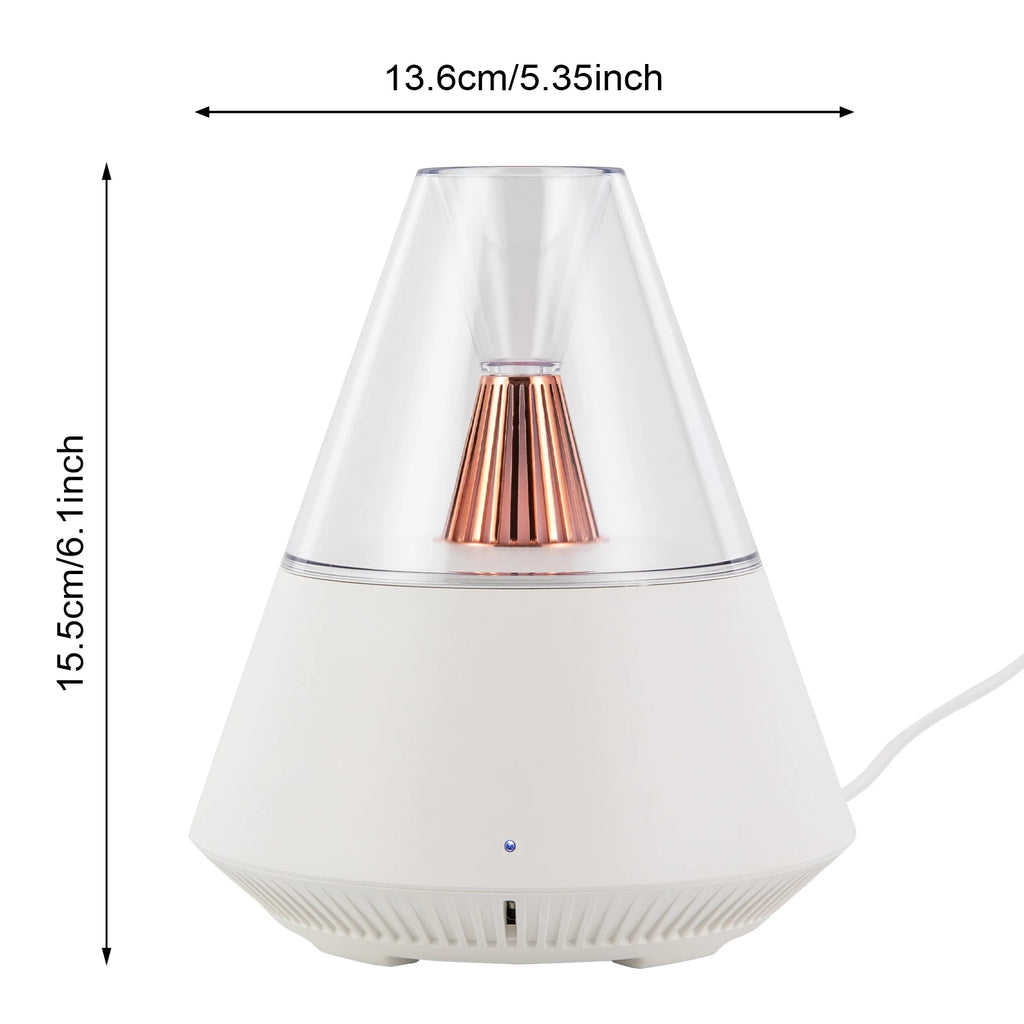 Ultrasonic Aromatherapy Diffuser 150ml — Silent Essential Oil Nebulizer for Living Room, Bedroom, Office
