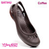 Lightweight Anti-Slip Jelly Clogs for Women Flat EVA Sandals for Nurses Beach Casual