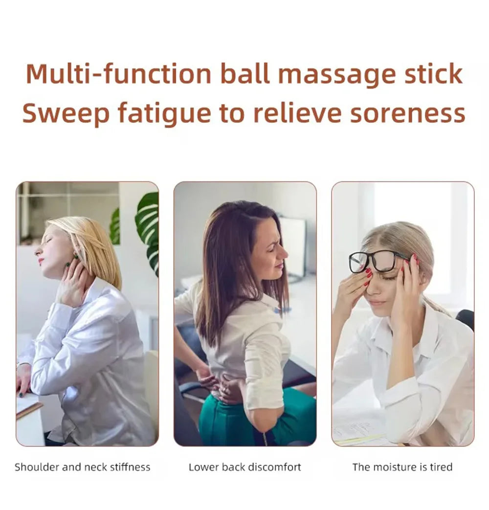 Heated Electric Rotating Body Massager with Red Light – 360° Anti-Cellulite Massage Roller for Whole Body, Muscle Relaxation & Home Use