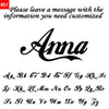 Personalized Name Charm Cuban Link Bracelet - Stainless Steel Custom Couples Gift
