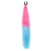 WIGSIN 26-Inch (66 cm) Synthetic Ponytail Extension – Long Yaki Straight Ombre with Elastic Tie