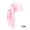 Silk-Look Pre-Tied Headscarf Bandana Turban Durag, Unisex Chemo Cap Pirate Hat – Elastic Free Size 22-23 in (56-58 cm)