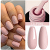 15ml (0.5 fl oz) Quick Extension Gel Nail Polish Nude Milk White Builder Hard Gel Varnish UV/LED