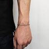 Twist Link Stainless Steel Chain Bracelet - Retro Gold Hip Hop Fashion for Men & Women