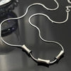 Irregular Wave Stainless Steel Chain Necklace - Unisex Figaro Cuban Water-Wave 42+6cm (16.5–18.9in)