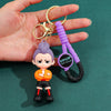 Kpop Demon Hunters Tiger PVC Keychain Harajuku Cute Cartoon Key Ring for Fans & Kids Halloween Gift