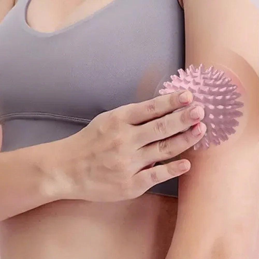 3-Piece Massage Set - Spiky Massage Ball, Hand Roller & Foam Roller for Foot and Body Relief