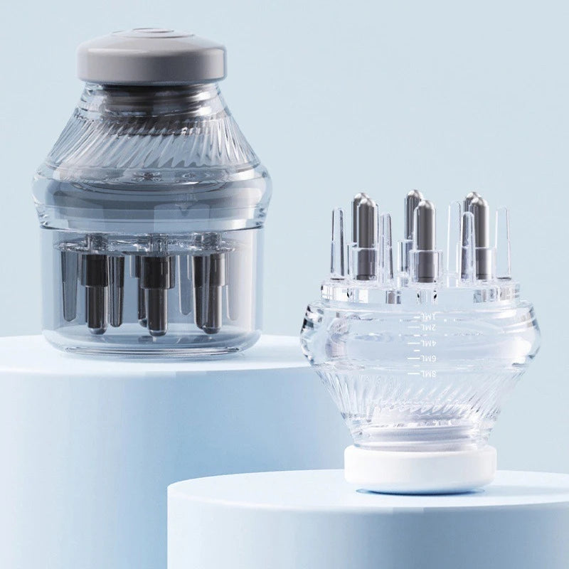 Mini Scalp Applicator Roller Ball Head Massager, Hair Growth Essential Oil Liquid Applicator & Massage Comb