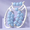 Dual-Ring 20-Roller Leg Massager & Thigh/Kegel Exerciser — Anti-Cellulite Slimming Clamp for Home