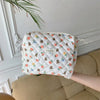 Large Capacity Women's Cosmetic Bag - Plaid Zipper Travel Makeup Clutch, Multiple Sizes (Up to 24 x 18 x 7.5 cm | 9.4 x 7.1 x 3.0 in)