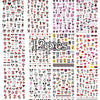 12-Pack Cartoon Stitch Angel Nail Stickers Kawaii Nail Art Decals for Kids Manicure