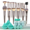Professional 3-20 Piece Makeup Brush Set – Soft Fluffy Foundation Eyeshadow Concealer Blending Kabuki Brushes for Women