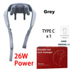 Shiatsu Neck & Shoulder Massager with LED Heat and Kneading — Rechargeable Shoulder Massage Shawl