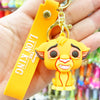 Lilo & Stitch Silicone Keychain Pendant - Cartoon Key Ring for Car, Phone & Bag (4–6 cm / 1.6–2.4 in)