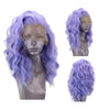 Short Wavy Lace Front Synthetic Wig for Women — 12–18 in (30–46 cm) Cosplay Bob in Silver, Brown, Pink, Blue