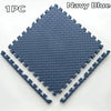EVA Interlocking Floor Tile 30×30×1 cm (11.8×11.8×0.4 in) Leaf Texture Non-Slip Shock-Absorbing Gym, Yoga & Baby Play Mat