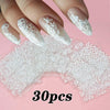 3D Floral Nail Stickers Cherry Blossom Rose Daisy Heart Manicure Decals 20/30/60/70/90 pcs 5.5×6 cm (2.17×2.36 in)