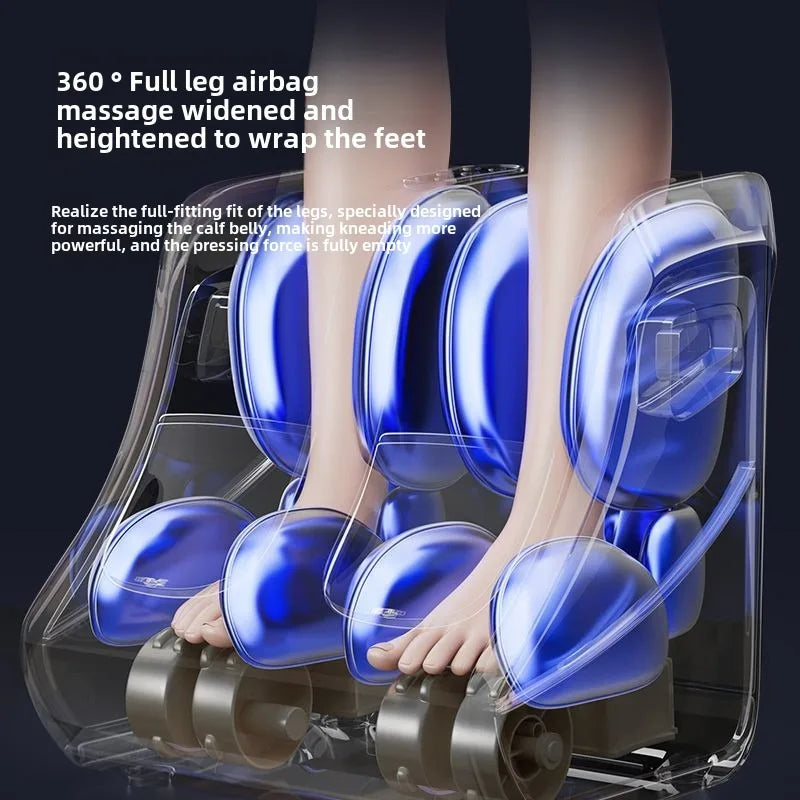 Foot & Calf Massager with Heat — Shiatsu Deep Kneading & Compression Therapy, Adjustable for Women & Men