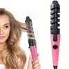 Tourmaline Ceramic Spiral Curling Wand 3/4-inch (19 mm) Portable Anti-Scald Travel Hair Curler with 360° Swivel Cord