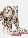 Women's Ankle Strap Stiletto Sandals 8 cm (3.15 in) High Heels Microfiber Wedding & Party Shoes