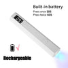 Handheld UV LED Nail Lamp USB Mini Nail Dryer for Gel Polish - Portable Travel Curing Light