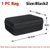 Multi-Size EVA Hard Travel Storage Case — Shockproof Zipper Pouch for Earphones, Makeup & Accessories