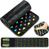 Acupressure Foot Massage Pad with Finger Pressure Plate & Soft Stone Reflexology Mat — Pain Relief & Improved Circulation — 3 Sizes (35×35 cm / 13.8×13.8 in; 120×35 cm / 47.2×13.8 in; 175×35 cm / 68.9×13.8 in)