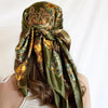 Satin-Feel Square Scarf 90 x 90 cm (35.4 x 35.4 in) – Satin-Look Polyester Hijab, Neckerchief, Shawl & Headscarf for Women