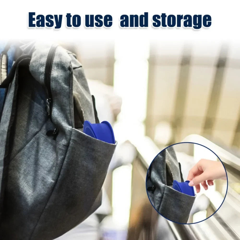 Silicone Neckline Haircut Guide Headband – Curved Barber Template for DIY Fades, Hands-Free Trimming (Fits Most 21.5 in / 54.6 cm)