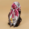 Satin-Feel Square Scarf 90 x 90 cm (35.4 x 35.4 in) – Satin-Look Polyester Hijab, Neckerchief, Shawl & Headscarf for Women