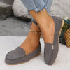 Women's Spring Autumn Slip-On Loafers Comfortable Non-Slip Casual Flat Shoes