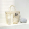 Hanging Mesh Toiletry Bag – Portable Travel Cosmetic Organizer Pouch for Makeup & Shower