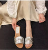 Women's Braided Flat Sandals - Comfortable Open Toe Soft Sole Flip Flops for Beach & Casual Wear