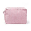 Personalized Seersucker Makeup Bag - Embroidered Cosmetic Pouch, Custom Toiletry Bag for Bridesmaids & Travel