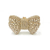 Rhinestone Evening Clutch with Bow - Multi-Color Bridal Wedding Party Handbag