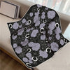 Twill Silk Square Scarf 90 x 90 cm (35.4 in) - Floral & Letter Print Women's Neck Kerchief Wrap