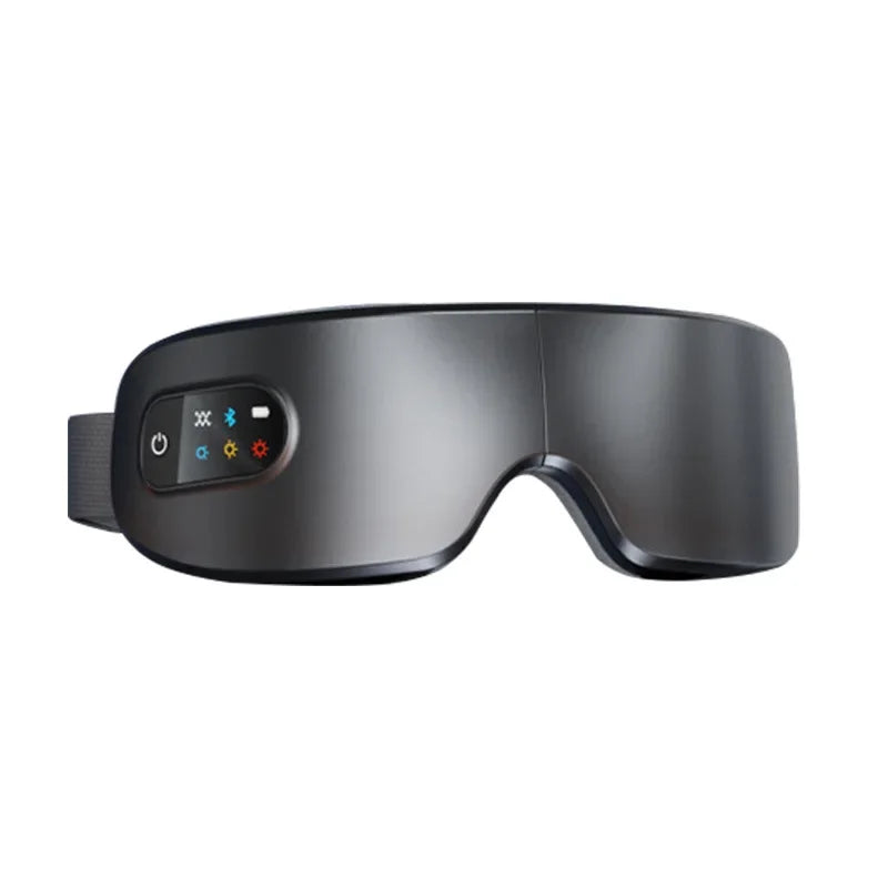 4D Bluetooth Heated Eye Massager — Smart Airbag Vibration, Hot Compress Eye Spa for Fatigue & Anti-Wrinkle