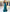 Green Satin Evening Gown with Applique Halter V-Neck Backless Formal Ball Dress