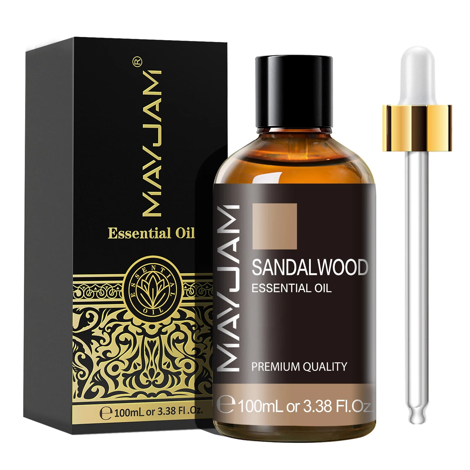 MAYJAM 100ml (3.4 fl oz) Pure Essential Oil for Diffusers, Humidifiers, Candles, Soap & Oil Burners - Aromatherapy